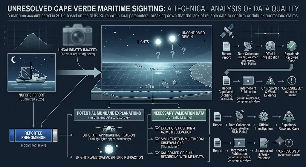 Overview image for What Really Happened in Cape Verde's UFO...