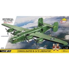 Listing image for COBI-5739 WWII Consolidated B-24D Liberator Model Plane Building Bricks 1413Pcs