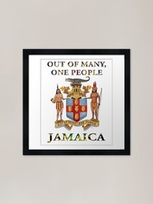 Listing image for Jamaica: Out of many, one people Fr Framed Wall Art Poster Canvas Print Picture