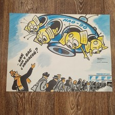 Listing image for Perestroika Original Soviet Poster UFO 1991