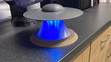Listing image for C-57D UFO/Flying Saucer from Forbidden Planet 3D model kit built/lit with PSU