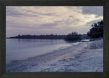 Listing image for Sunset on Lake Victoria Framed Wall Art Poster Canvas Print Picture
