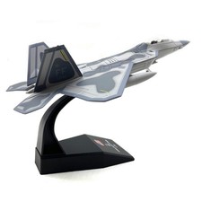 Listing image for 1/100 F-22 Raptor Diecast Model USAF Stealth Fighter Aircraft Jet 5th Generation