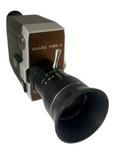 Listing image for Vintage USSR Quarz 1x8S-2 Cine Camera Meteor-8M-1 Lens Soviet Movie Camera