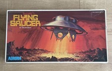 Listing image for Rare Vintage 1967 Flying Saucer of The Invaders Aurora Model Kit No. 256