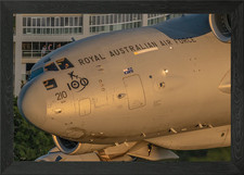Listing image for RAAF C17 Globemaster Framed Wall Art Poster Canvas Print Picture