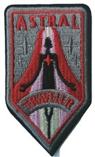 Listing image for Astral Travel Alien Patch UFO X Files Roswell Embroidered Traveller Iron On