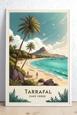 Listing image for Captivating Tarrafal Cape Verde Travel Poster - Tropical Paradise Art Print A1-A