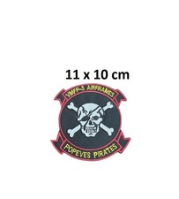 Listing image for Warfare Seal Teasm 3 ST3 Warriors Croos Bones Skull Embroidered Sew Iron On 1401