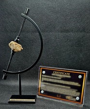 Listing image for Genuine meteorite space rock in black Caliper art gift collectible with COA