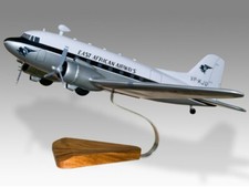 Listing image for Douglas DC-3 East African Airways Solid Mahogany Wood Handcrafted Display Model