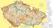 Listing image for Czech Republic Czechia Map Wall Art Poster Print Home Decor Schoole Homeschoolin