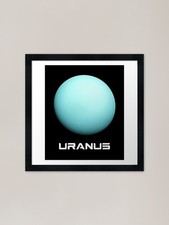 Listing image for Planet Uranus Astronomy Solar Syste Framed Wall Art Poster Canvas Print Picture