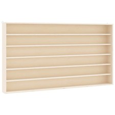 Listing image for Wall Display Cabinet with 6 Shelves Display Case Wall Display Shelf vidaXL