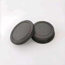 Listing image for Rear Lens & Body Cap Kit for Canon EOS EF-S DSLR Camera Lens / Camera Protector