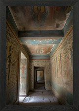 Listing image for Temple of Seti I Framed Wall Art Poster Canvas Print Picture