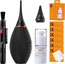 Listing image for K&F CONCEPT 10-in-1 Camera Cleaning Kit with Lens Pen, Air Blower ,Cloth, Liquid