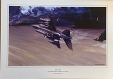 Listing image for Aviation Art Print BAe Jaguar GR1A XZ119 6 Squadron Gulf War By Graham Holme