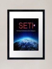 Listing image for SETI Framed Art Print Framed Wall Art Poster Canvas Print Picture