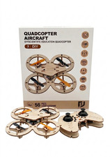 Listing image for DIY Wooden Experiment Educational STEM Drone Quadcopter Aircraft Remote Control
