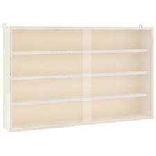 Listing image for Wall Display Cabinet with Doors Display Case Wall Display Shelf Unit vidaXL