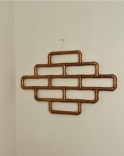 Listing image for Handmade 22mm Copper Brick Effect Wall Art Industrial Home Decor UK