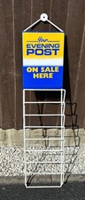 Listing image for Nottingham Evening Post Vintage Newspaper Shop Display Rack Sign