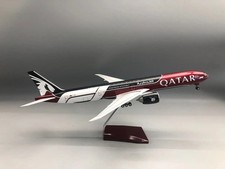 Listing image for Qatar Airways Formula 1 Boeing 777 Plane Model Light Up 43cm Wheels and Stand
