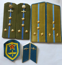 Listing image for military set shoulder straps patch buttonholes For a Soviet Army pilot