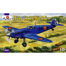 Listing image for HA-1109-K1L Spanish fighter Scale Airplane 1/72 - Plastic model kit AMODEL 72222
