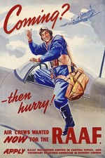 Listing image for ✈️ RAAF Recruitment Poster - 1940s Retro Airforce Print - 24x36” - Premium