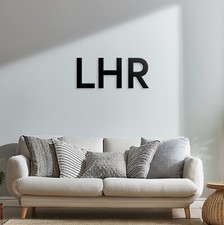 Listing image for Custom Airport Code Sign Metal Display Aviation Gift - Any Airport.