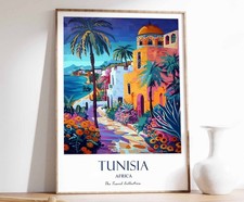 Listing image for 8 Tunisia Print, Tunisia Travel Poster, Tunisia Travel Print, Islamic Decor, Gif