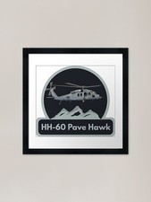 Listing image for Military Helicopter Framed Art Prin Framed Wall Art Poster Canvas Print Picture