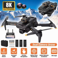 Listing image for 8K HD Drone RC Quadcopter Foldable Dual Camera Drone Mini Selfie Drone Gyroscope