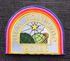 Listing image for Alien USCSS Nostromo Crew Uniform Embroidered Iron On Patch. Size 100mm x 80mm.