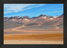 Listing image for vulcanic landscape bolivia Framed Wall Art Poster Canvas Print Picture
