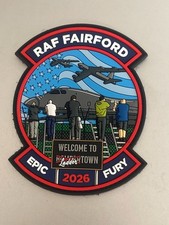 Listing image for Royal Air Force Fairford “Operation Epic Fury” PVC Patch