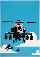 Listing image for Banksy Helicopter Poster A2